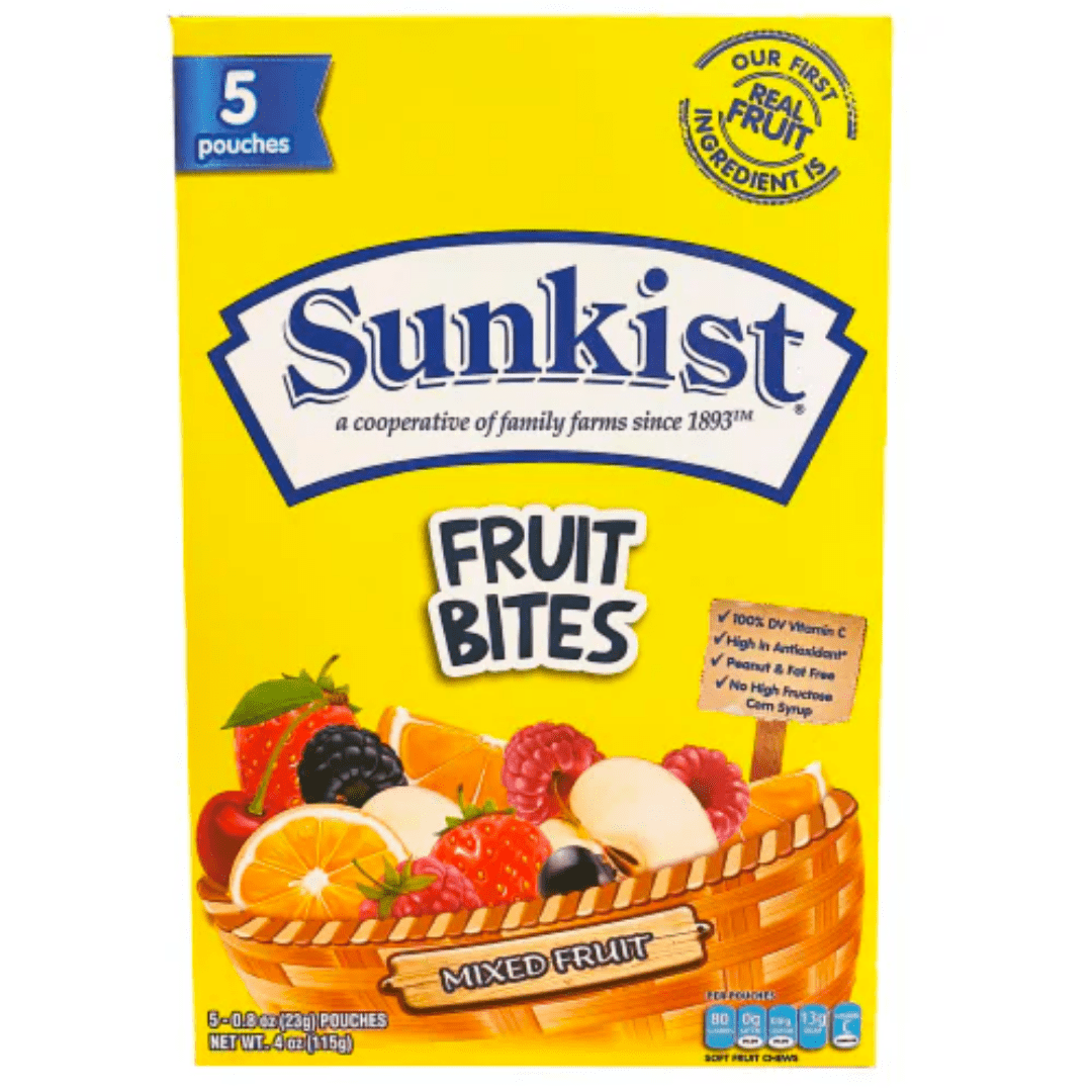 Sunkist Fruit Snacks Sweetcraft